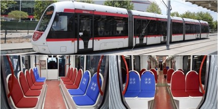 Tramvaylarda Koltuklar Yenilendi